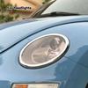 Car Headlights Lamp Cover Lens Shell Ring Trim Sticker Rear Light Plating Decorative PartsFor Volkswagen 2005 - 2011 Beetle