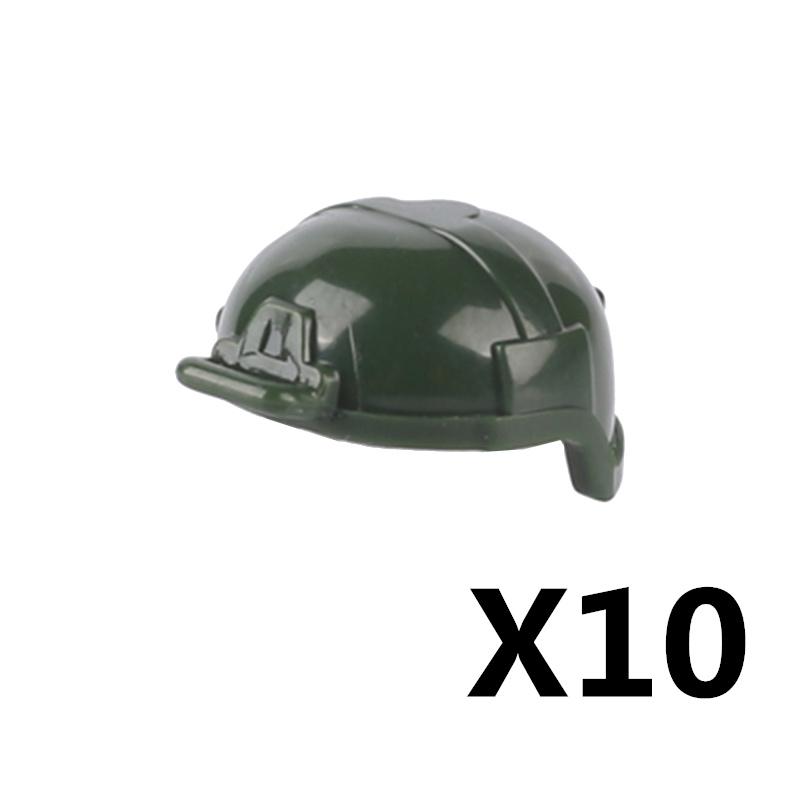 MOC Figure Soldato Città Casco Blocchi da Costruzione Accessori Cappellino da Baseball Sci Cappello da Strega Cowboy Ufficiale USA Bandito Mattoncino Giocattolo Regalo J022