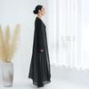 Loriya Summer Double Sleeve Chiffon Cardigan with Headscarf - LR842