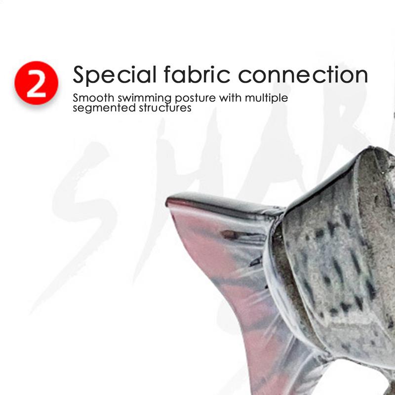 Bass Fishing Lures Small Angling Swimbait Multifunctional Multi Jointed Fish Fishing Slow Sinking Swimbait For Bass Trout