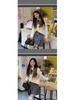 Niche Design College Style High-Waist Irregular Mini Skirt for Spring/Summer