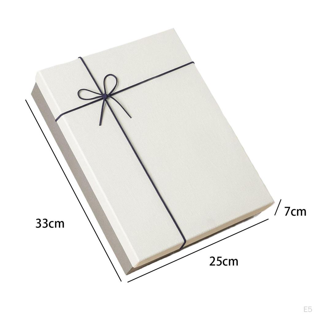 Empty Gift Box Mother's Day Cardboard Creative with Lid Rectangular Packaging for