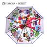 ITARORA Butterfly Floral Silk Scarf & Umbrella Gift Set