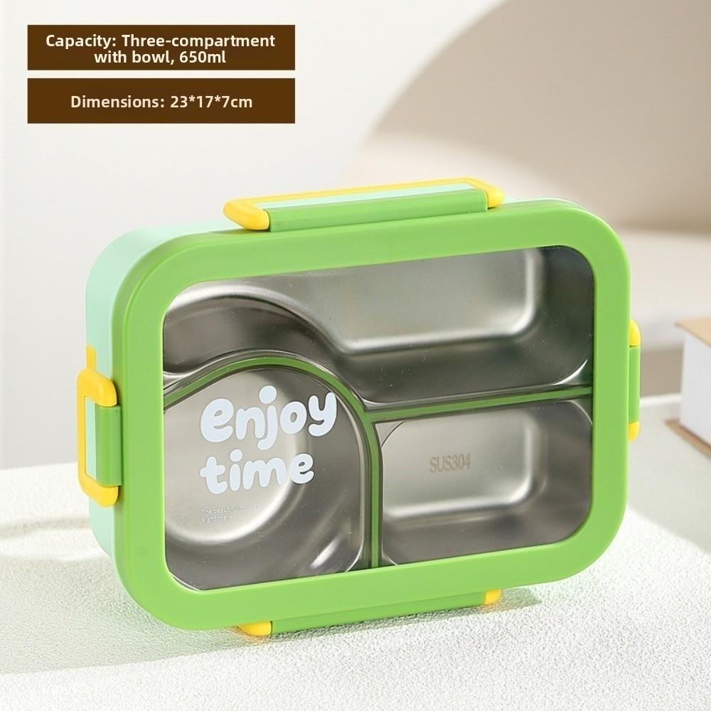 Stainless Steel Insulated Bento Box Stainless Steel Food Container  for Office Workers