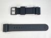 R033011M9 SEIKO Prospex Diver Scuba 22mm Silicone Band Black and Via (for SBDN026/ V147-0BA0 Others) (Ships Nekoposu)