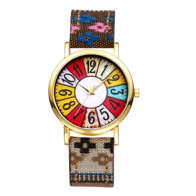 Bohemian Watch with Genuine Leather Antique Analog Waterproof Quartz Cute Fashion Watch for Women Perfect Gift for Day Women's Strap, Design Display,