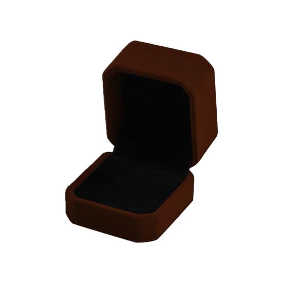 Velvet Ring Box, Small Portable Jewelry Gift Box, with Soft Lining Anti-Scratch Design, Ring Case for Wedding, Engagement, Proposal