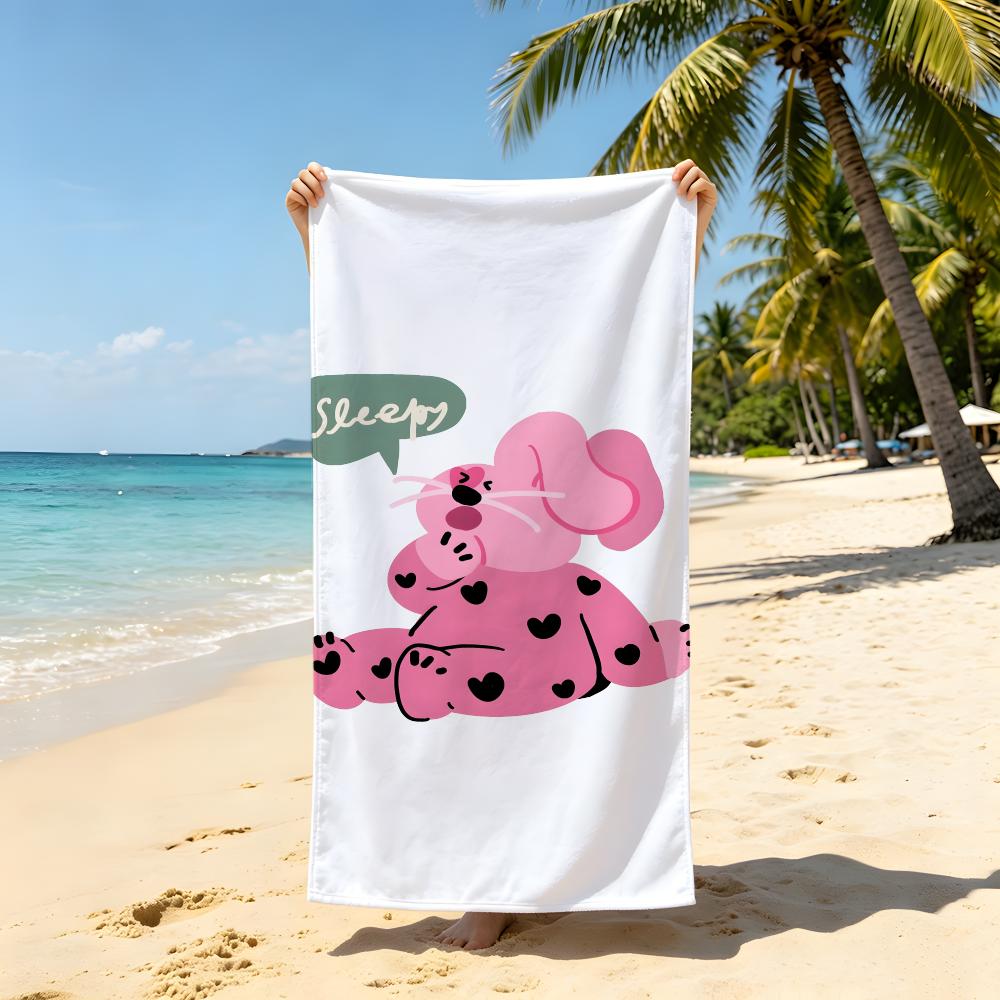 Character spotted pink b-bunny Towel Beach Blanket Towel For Travel Gym Shower Luxury Lightweight Camping Pool hot