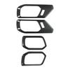 Carbon Fiber Style Inner Door Handle Decoration Cover Trim Replacement for Ford Bronco 2021 Up