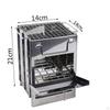 Foldable Fire Wood Camping Stove Cooking Grill Charcoal Portable Firewood Burning for