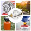 1/2Pcs Outdoor Camping Hiking Stove Burner Adaptor Furnace Converter Connector  Leakproof Gas Cartridge Tank Cylinder Adapter