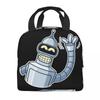 Futuramas Cartoon Comic Product Insulated Lunch Bag For School Food Storage Bag Leakproof Cooler Thermal Lunch Boxes