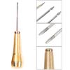 4/5Pcs Leather Stitching Tool With Hook Needle Sewing Awls Ergonomic Metal Handle Leather Shoe Repair Tool for Sewing