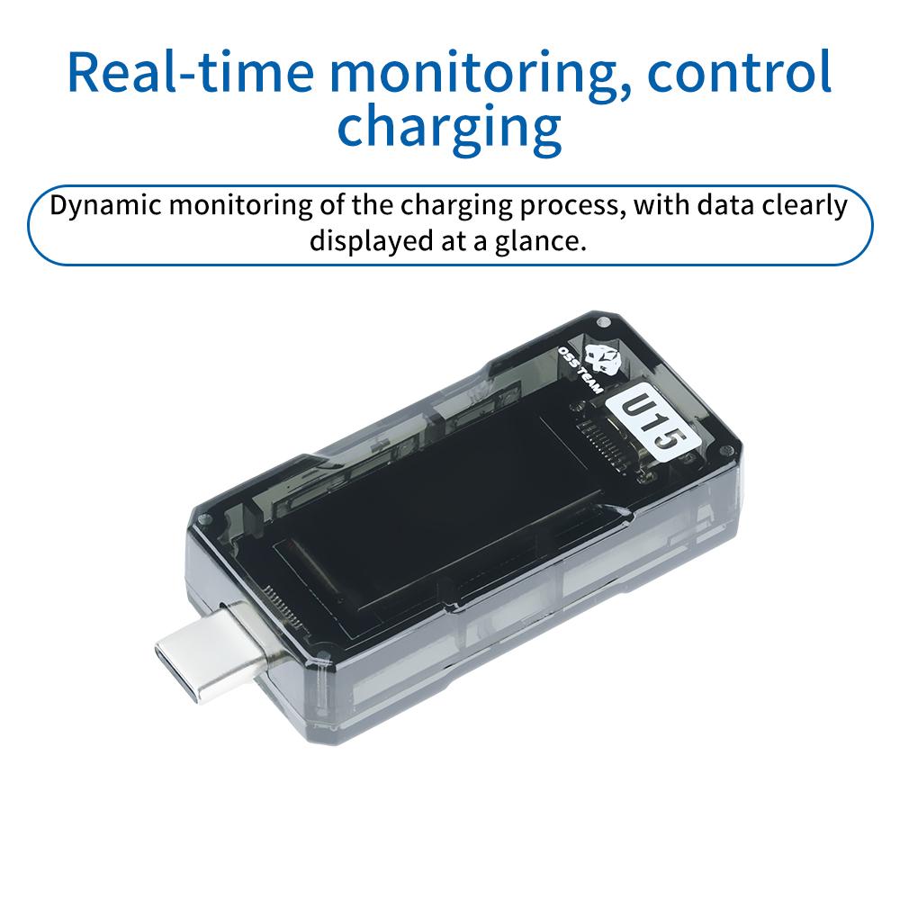 DC4-25V Fast Charging Tester Type-C/USB PD/QC2.0/QC3 High Accuracy Voltage Current Inspection Trigger Capacity Tester