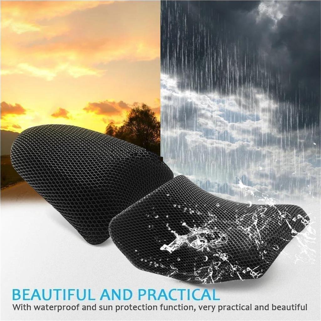 Fits ADV150 ADV160 ADV 150 ADV 160 Scooter Motorcycle Mesh Sun Protection Breathable Seat Cushion Cover Pad Saddle Seat
