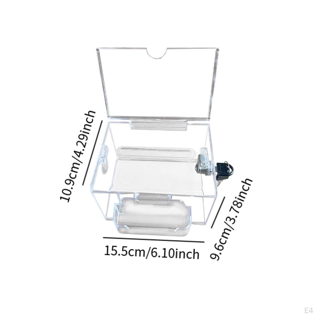 Acrylic Comment Box for Business Cards and Donations At Reception Tables
