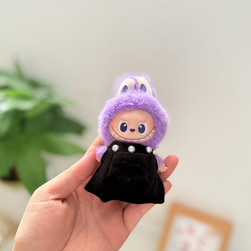 Mini Version 4.0 Vinyl Face Plush Blind Box Doll Clothes Christmas Set Small Nose Gaga Heart Bottom Password