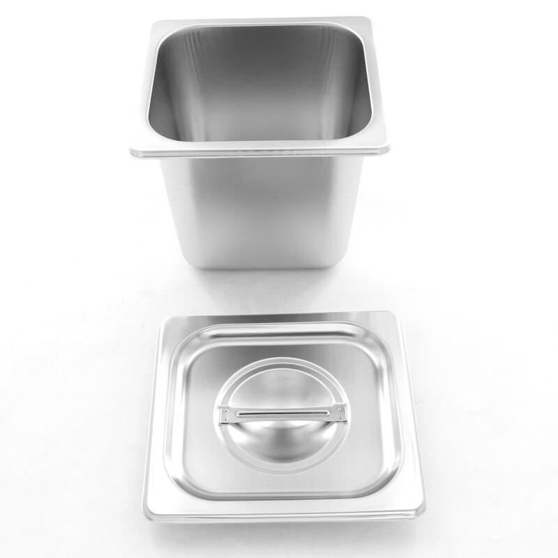 Edelstahl-Speisebehälter & Deckel