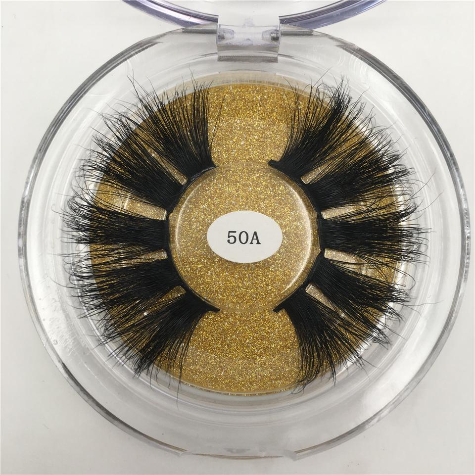 RED SIREN 25mm Mink Eyelashes Dramatic Long Natural Lashes Handmade 25 mm 3d Mink Lashes Make Up Vendors Fake Eyelashes