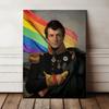 Canvas Print Portrait General Rainbow Flag