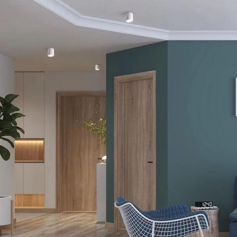 Oeny 7W Black LED Spotlight, 5000K Cool White