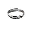 Chao Xiaobai 925 Sterling Silver Green Vine Retro Index Finger Ring - Hip Hop Style Open Design