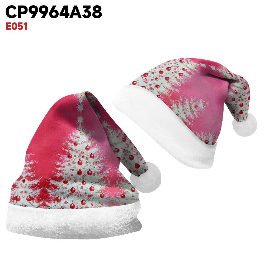 2024 Reversible Christmas Hat with Plus Velvet for Kids & Adults - Holiday Decoration