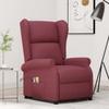 Massage Armchair Bordeaux Fabric