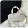 Solid Color Jelly Hobos Handbag Casual Dirty Resistant Crossbody Bag Pvc Waterproof Crossbody Satchel Cosmetic Storage Bag