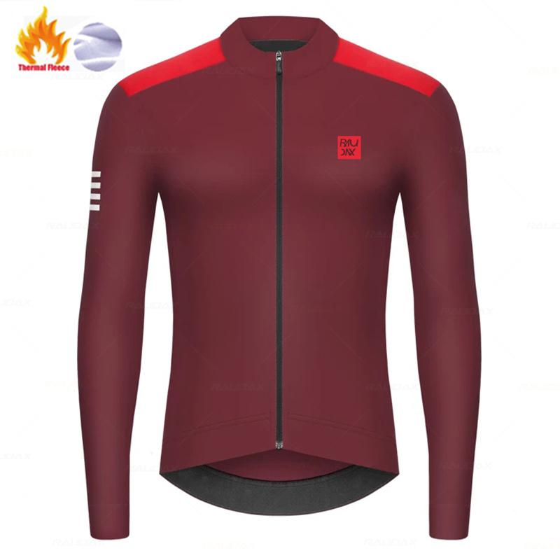 Raudax Winter Thermal Fleece Cycling Jersey Set Normal Studios Racing Bike Cycling Suit Mountian Cycling Clothing Ropa Ciclismo