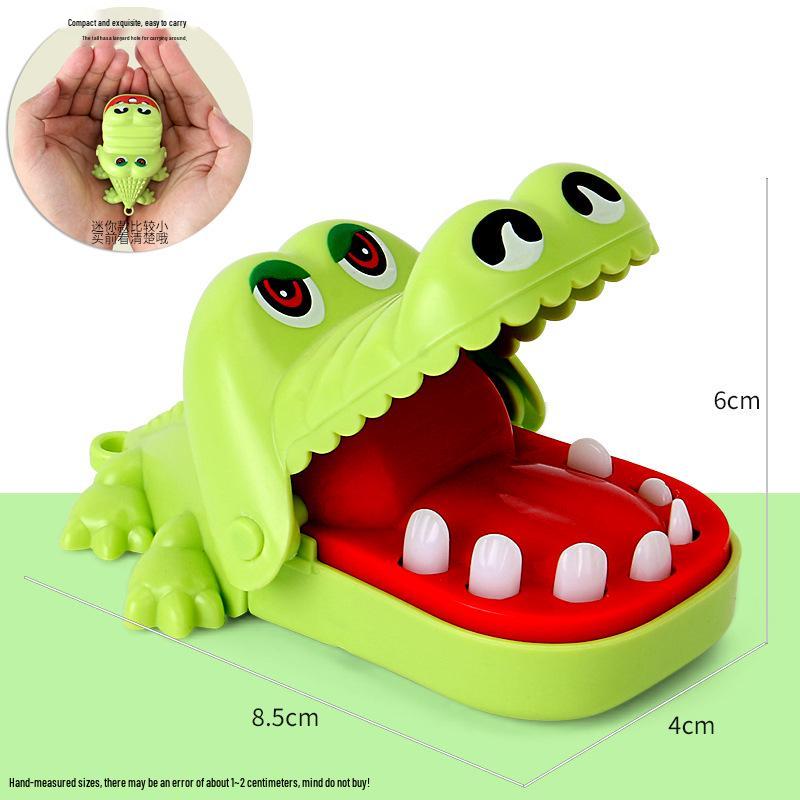Kid's Finger-Biting Crocodile Gag Toy - Fun Stress Relief & Parent-Child Interaction