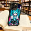 H-Hatsune M-Miku Anime Silicone Soft Phone Case For IPhone 17 Pro Max 16 Pro 15 14 13 12 11 17 Air 16E Plus Soft Cover