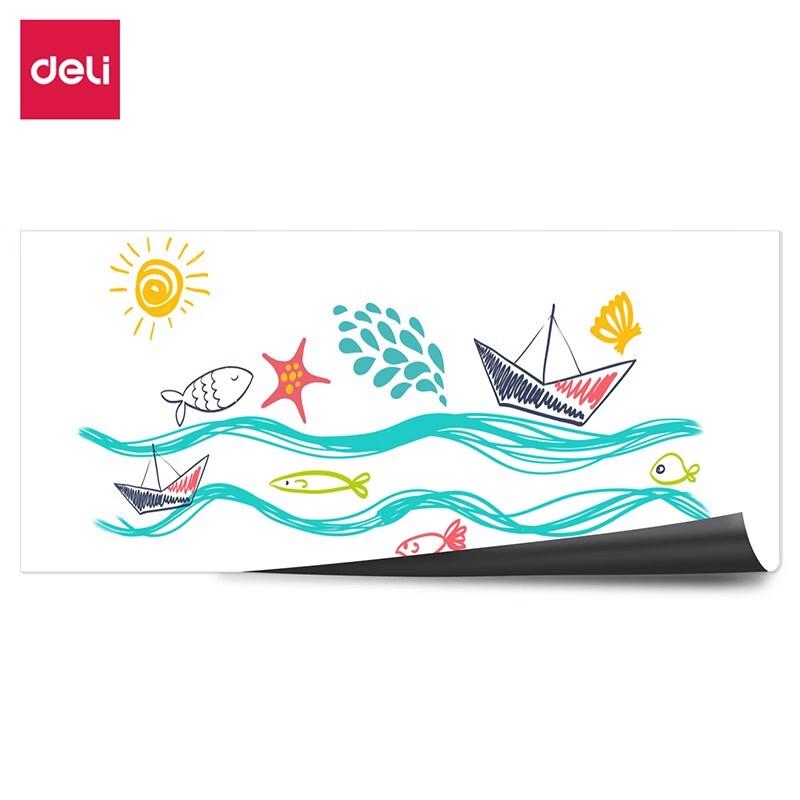 Deli Removable Self-Adhesive Soft Whiteboard