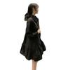 2023 Spring/Autumn Petite French White A-line Shirt Dress with Long Sleeves