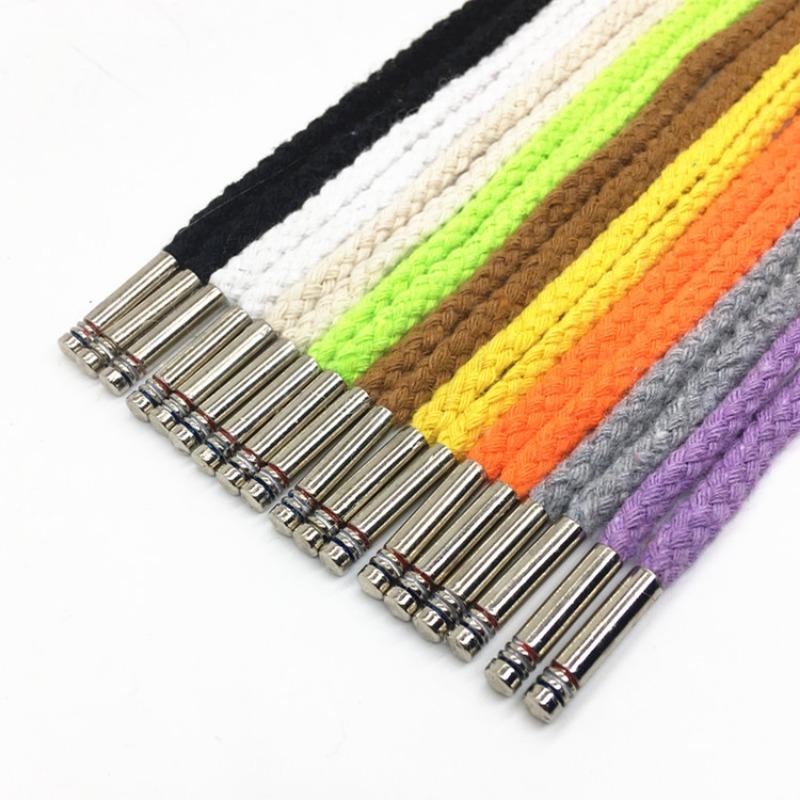 6mm Eight Strand Polyester Cotton Rope For Sports Pants Waist Rope, Clothing Drawstring, Dress Waist Rope, Shoelaces TJ21032