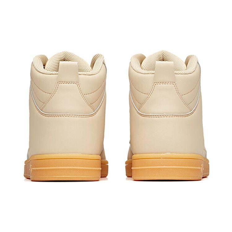 Anta Lifestyle Series High-Top Sneakers Men Sneakers Oatmeal-White 91948088-8