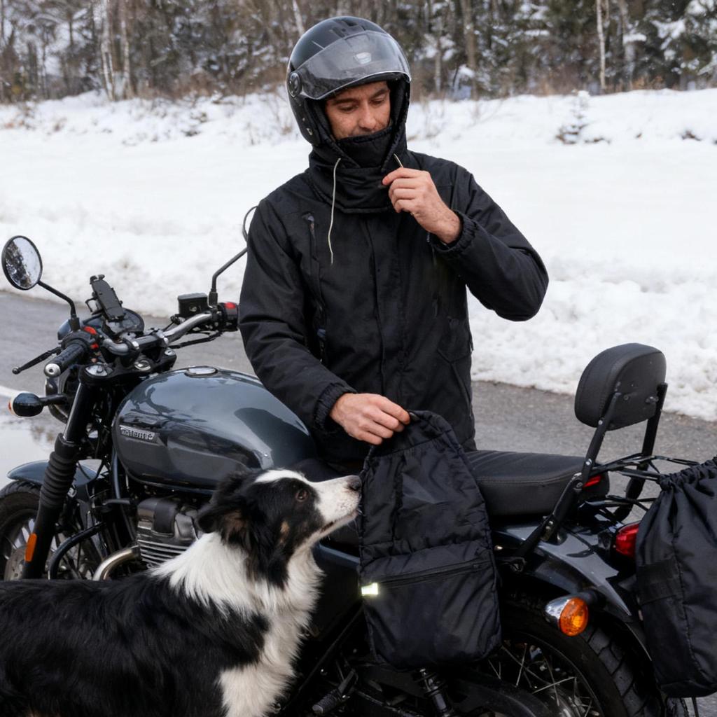 Winter Face Cover Waterproof Neck Warmer Adjustable Warm Head Skiing Hood For Runners Cyclists Women Motorcycle Cycling