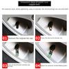 Azwamkue 4pcs Car Tire Pressure Indicator Tire Pressure Gauge Indicator Alert Monitor Valve Cap Sensor External Valve Detection