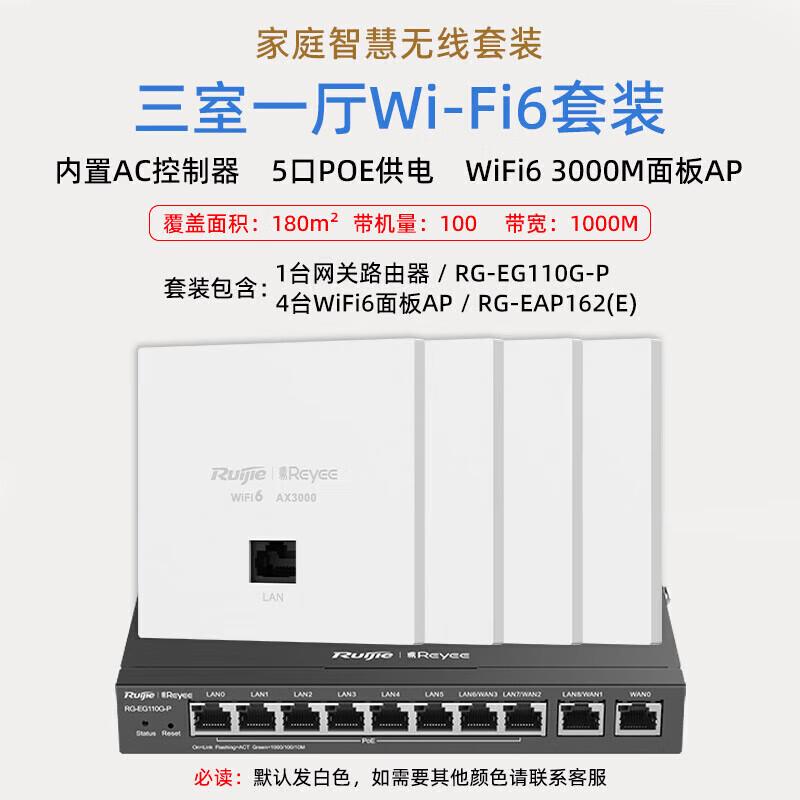 

Ruijie WiFi 6 Whole-Home Wireless AP System 3000M