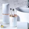 Portable Luxury Antibacterial Mouthwash & Toothbrush Cup for Students