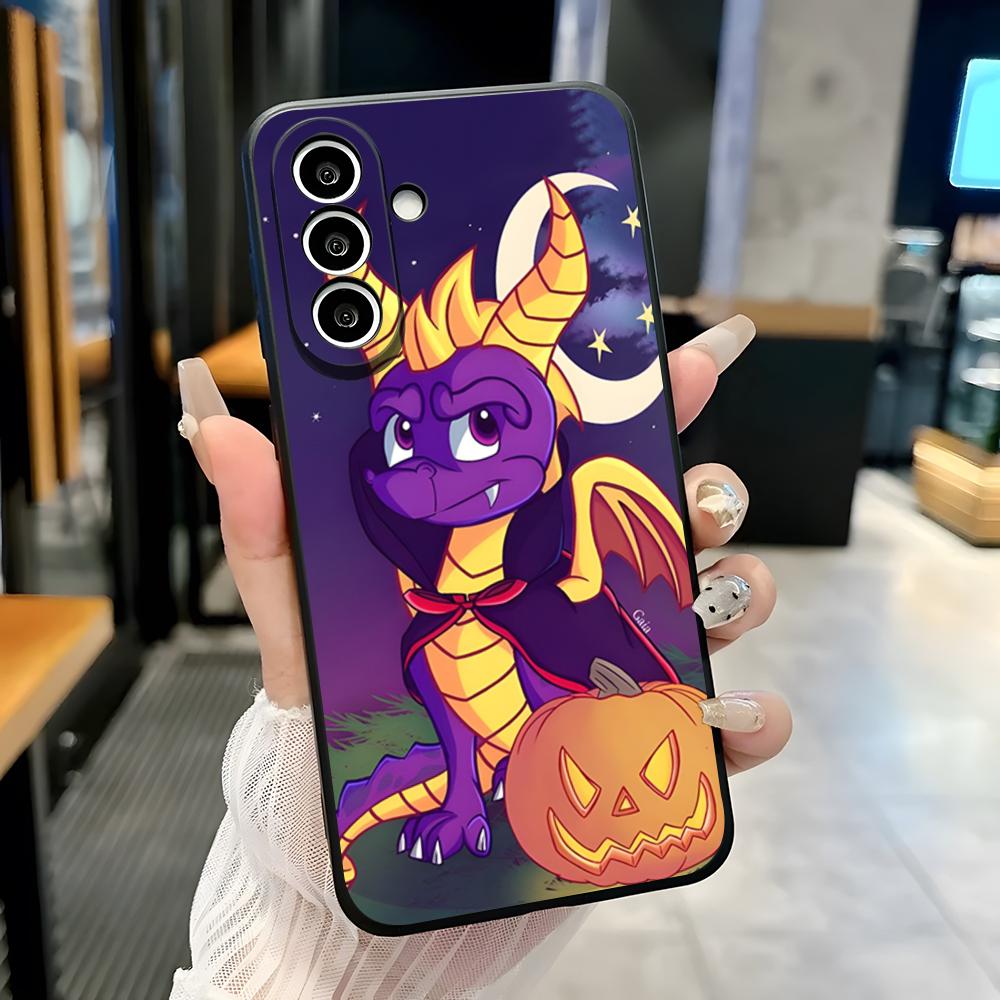 

D-Dragon Spyro C-Cute Phone Case For Samsung S26 S25 Plus S20 S20 Plus S22 Ultra S23 FE S21 Plus S21 Ultra Soft Cover Samsung S20