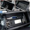 For Peugeot 3008 3008GT 2017 2018 2019-2022 2023 Armrest Storage Box Center Console Organizer Tray Bin Container Car Accessories