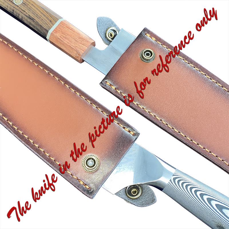 Eco-Friendly Recycled Leather Knife Sheath