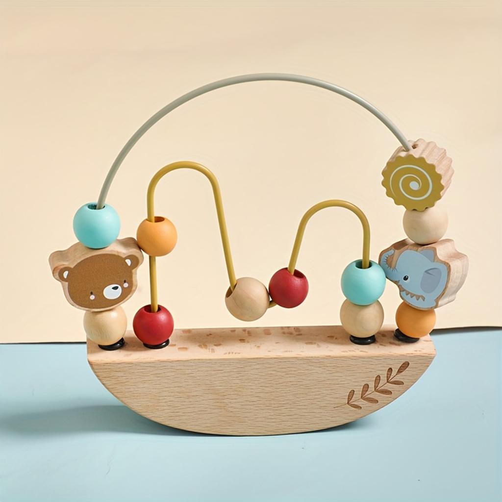 Educational Beaded Toys, Fine Motor Skills, Coordination, Counting And Shape Learning, Hand Eye Coordination Educational Toys