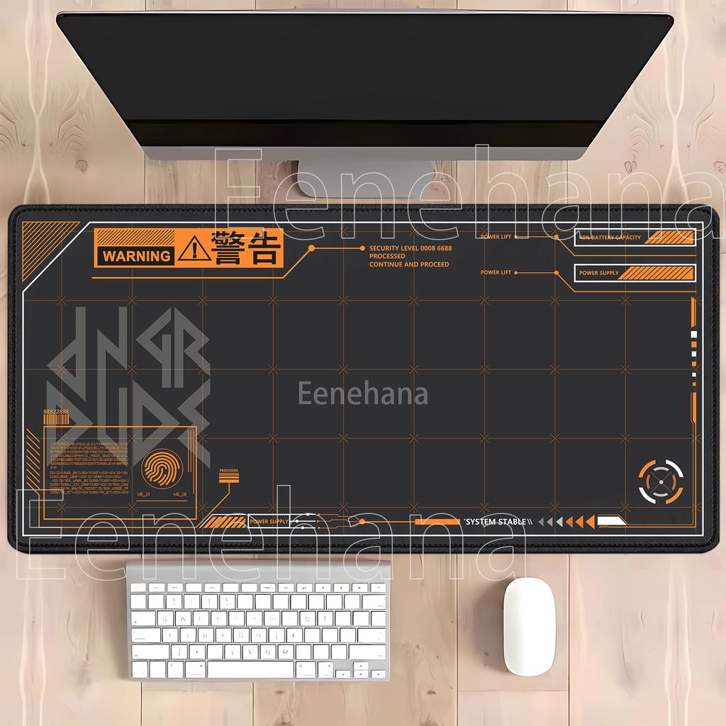 Mousepad Machine Art Pc Gaming NonSlip Base Esports Keyboard Offices Accessories Playmat Overlock Esports Hd Printing Desk Mat