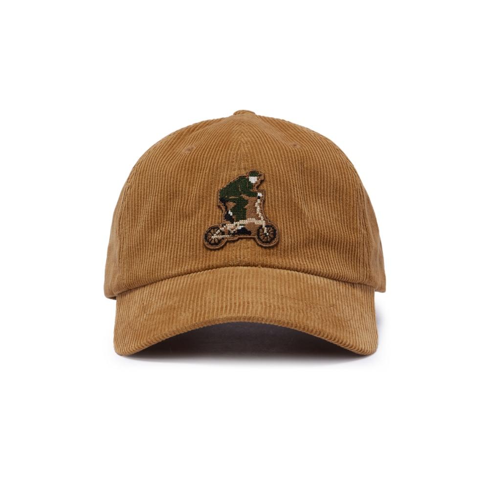 BROMPTON LONDON Coduroy Bicycle Point Cap - Camel (P254Aha420)