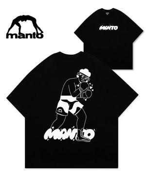 Übergroßes Baumwoll-T-Shirt Manto Graphic