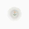 Kangmo Nordic Ceramic Embossed Daisy Sauce Dishes