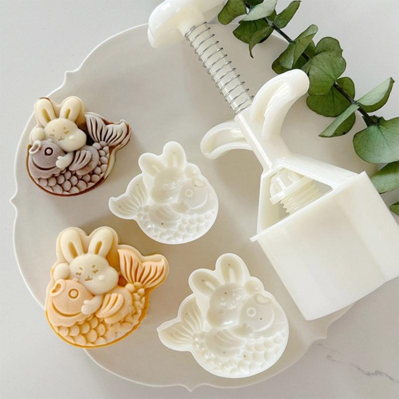 Multifuntional Dessert Molds Pastrys Molds Fish Shape Pastrys Decorating Tool Baking Molds Present for Baking Lover