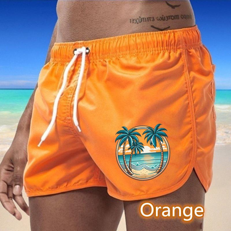 BBK-84 Summer New Men's Quick-Drying Swim Trunks Sports Pants Swimwear Beach Shorts Jogging Shorts Sports Creative Basketball Print